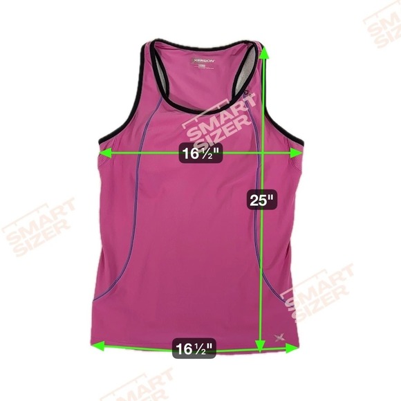 Xersion Performance Wear Athletic Tank‎ Top Womens Large Pink Black Mesh Detail - Picture 4 of 10